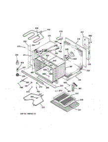 02 - Body Parts parts for Ge Oven JTP13GT1BB from AppliancePartsPros.com
