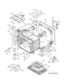 02 - Upper Body Parts parts for Ge Oven JTP45WA4WW from AppliancePartsPros.com
