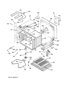 02 - Upper Body Parts parts for Ge Oven JTP27WV2WW from AppliancePartsPros.com