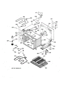 02 - Upper Body Parts parts for Ge Oven JTP27WA3WW from AppliancePartsPros.com