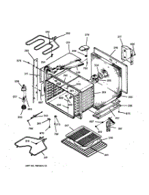 02 - Upper Body Parts parts for Ge Oven JTP45BW1BB from AppliancePartsPros.com