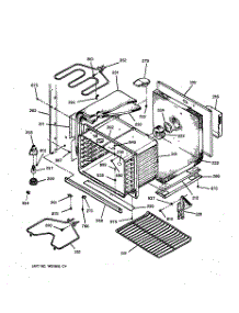 04 - Lower Body Parts parts for Ge Oven JTP27WW1WW from AppliancePartsPros.com