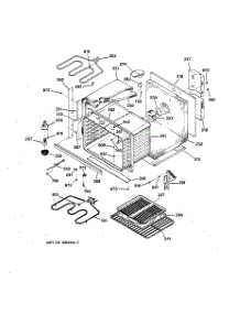 02 - Body Parts parts for Ge Oven JTP15WA2WW from AppliancePartsPros.com