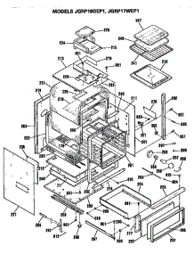 Oven parts for Ge Oven JGRP17WEP1WW from AppliancePartsPros.com