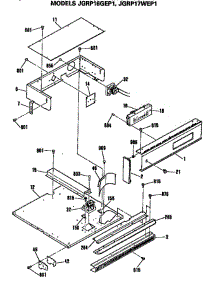 Control parts for Ge Oven JGRP17WEP1WW from AppliancePartsPros.com