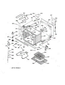 02 - Body Parts parts for Ge Oven JTP18WW1WW from AppliancePartsPros.com