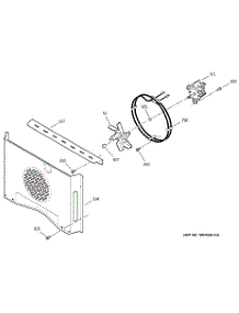 05 - Convection Fan parts for Ge Oven JTP18AA4AA from AppliancePartsPros.com