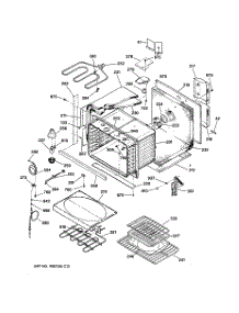 02 - Body Parts parts for Ge Oven JTP18AA3AA from AppliancePartsPros.com