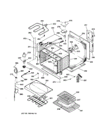 02 - Body parts for Ge Oven JTP18BA1BB from AppliancePartsPros.com
