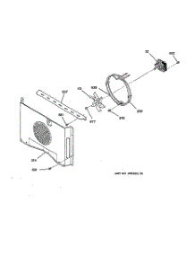 05 - Fan parts for Ge Oven JTP18WA2WW from AppliancePartsPros.com