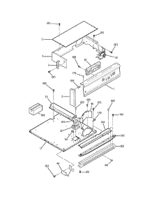 Control Panel parts for Ge Oven JGRP17BEW3BB from AppliancePartsPros.com