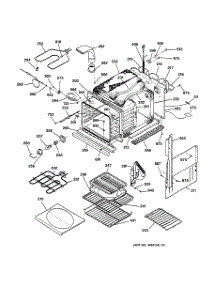 02 - Body Parts parts for Ge Oven JCKP18WA2WW from AppliancePartsPros.com