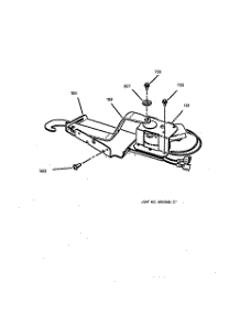 05 - Door Lock parts for Ge Oven JCKP18WA2WW from AppliancePartsPros.com