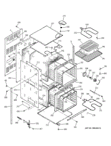 02 - Body Parts parts for Ge Oven JRP24BW5BB from AppliancePartsPros.com