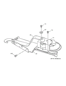 05 - Door Lock parts for Ge Oven JRP24BD1BB from AppliancePartsPros.com