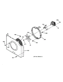 04 - Fan Assembly parts for Ge Oven JCKP18WA1WW from AppliancePartsPros.com