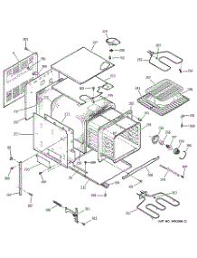 02 - Body Parts parts for Ge Oven JRP15WW5WW from AppliancePartsPros.com