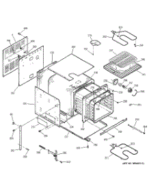 02 - Body Parts parts for Ge Oven JRS04BW5BB from AppliancePartsPros.com