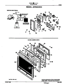 Wiring Material parts for Ge Oven JKP62GK3 from AppliancePartsPros.com