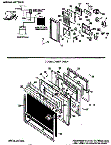 Wiring Material parts for Ge Oven JKP68GK2 from AppliancePartsPros.com