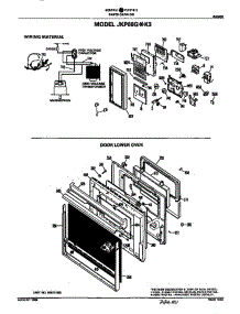 Wiring Material parts for Ge Oven JKP68GK3 from AppliancePartsPros.com