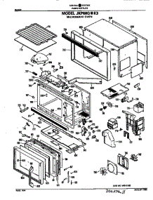 Microwave Oven parts for Ge Oven JKP68GK3 from AppliancePartsPros.com