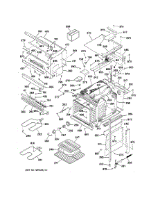 04 - Body Section With Microwave Enclosure parts for Ge Oven JKP69BY1BB from AppliancePartsPros.com