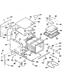 Main Body parts for Ge Oven JRP14GP28G from AppliancePartsPros.com