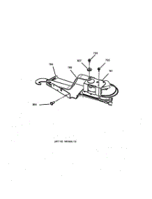 04 - Door Lock parts for Ge Oven ZEK757BW1BB from AppliancePartsPros.com