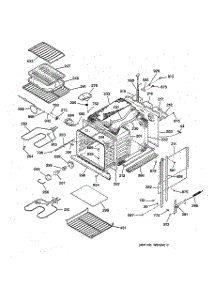 02 - Body Parts parts for Ge Oven ZEK737WP6WG from AppliancePartsPros.com