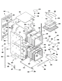 02 - Section2 parts for Ge Oven JRP24GP3BG from AppliancePartsPros.com