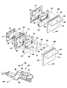 03 - Section3 parts for Ge Oven JRP24GP3BG from AppliancePartsPros.com