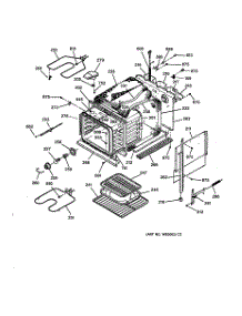 02 - Body Parts parts for Ge Oven JKS05BW1BB from AppliancePartsPros.com