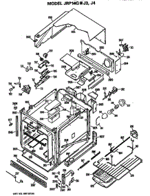 Oven parts for Ge Oven JRP14GJ4 from AppliancePartsPros.com