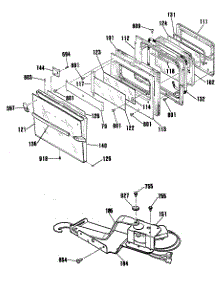 03 - Section3 parts for Ge Oven JKP44GT1BB from AppliancePartsPros.com