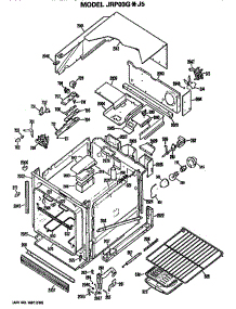 Oven parts for Ge Oven JRP03GJ5 from AppliancePartsPros.com
