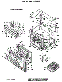 Upper Oven / Door And Control parts for Ge Oven JKS26GJ3 from AppliancePartsPros.com