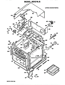 Upper Oven parts for Ge Oven JKP27J5 from AppliancePartsPros.com