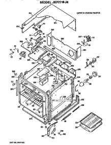 Upper Oven parts for Ge Oven JKP27J4 from AppliancePartsPros.com