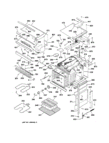 03 - Oven Body Parts parts for Ge Oven JKP76GP4BG from AppliancePartsPros.com