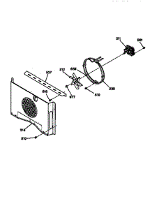 Fan parts for Ge Oven JCP17WV2WW from AppliancePartsPros.com
