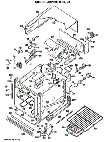 Oven parts for Ge Oven JRP03GJ4 from AppliancePartsPros.com