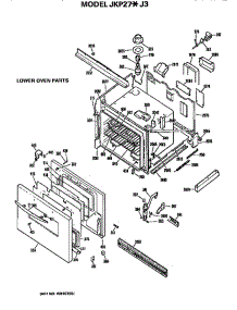 Lower Oven parts for Ge Oven JKP27J3 from AppliancePartsPros.com