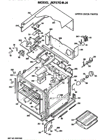 Upper Oven parts for Ge Oven JKP27GJ4 from AppliancePartsPros.com