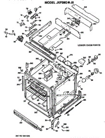 Lower Oven parts for Ge Oven JKP38GJ6 from AppliancePartsPros.com