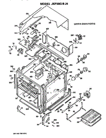 Upper Oven parts for Ge Oven JKP38GJ4 from AppliancePartsPros.com