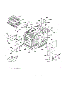 02 - Body Parts parts for Ge Oven JKP14WV1WW from AppliancePartsPros.com
