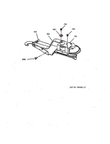 04 - Lock parts for Ge Oven JKP17WV1WW from AppliancePartsPros.com