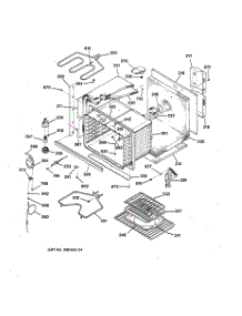 02 - Body Parts parts for Ge Oven JCTP17WV3WW from AppliancePartsPros.com