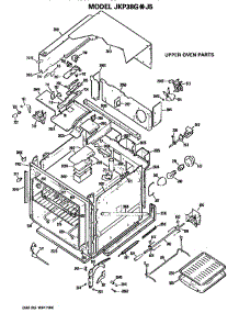 Upper Oven parts for Ge Oven JKP38GJ5 from AppliancePartsPros.com